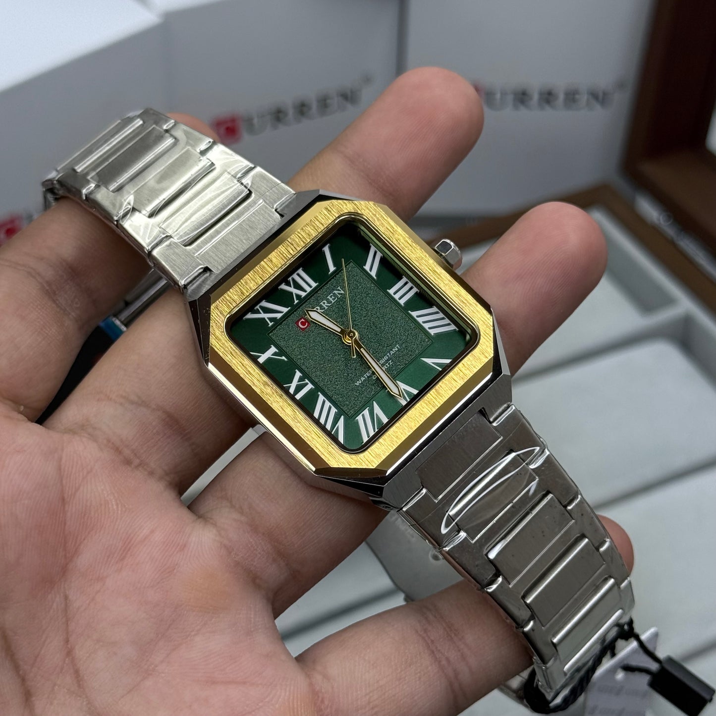 CURREN X CARTIER ORIGINAL PARA HOMBRE REF SANTOS 8482-BV