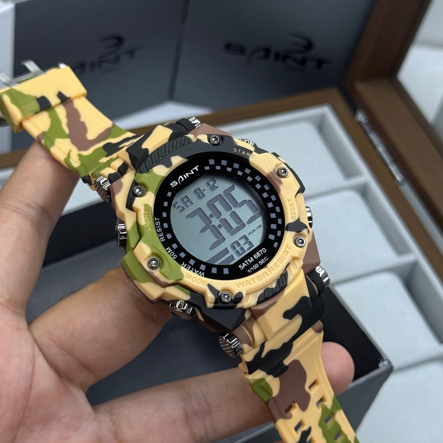 SAINT X G-SHOCK PARA SUMERGIBLE MILITAR HOMBRE REF 6870-VCN