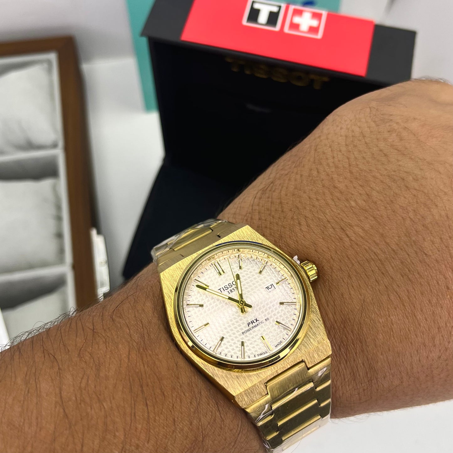 TISSOT PRX METALICO PARA HOMBRE REF-DBLVC