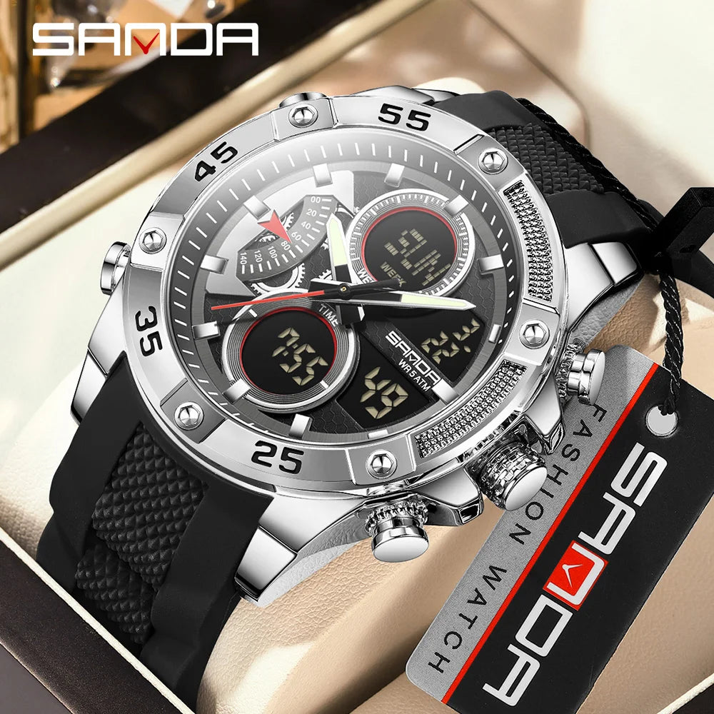 SANDA X CASIO SUBMERGIBLE PARA HOMBRE REF 5104-NP