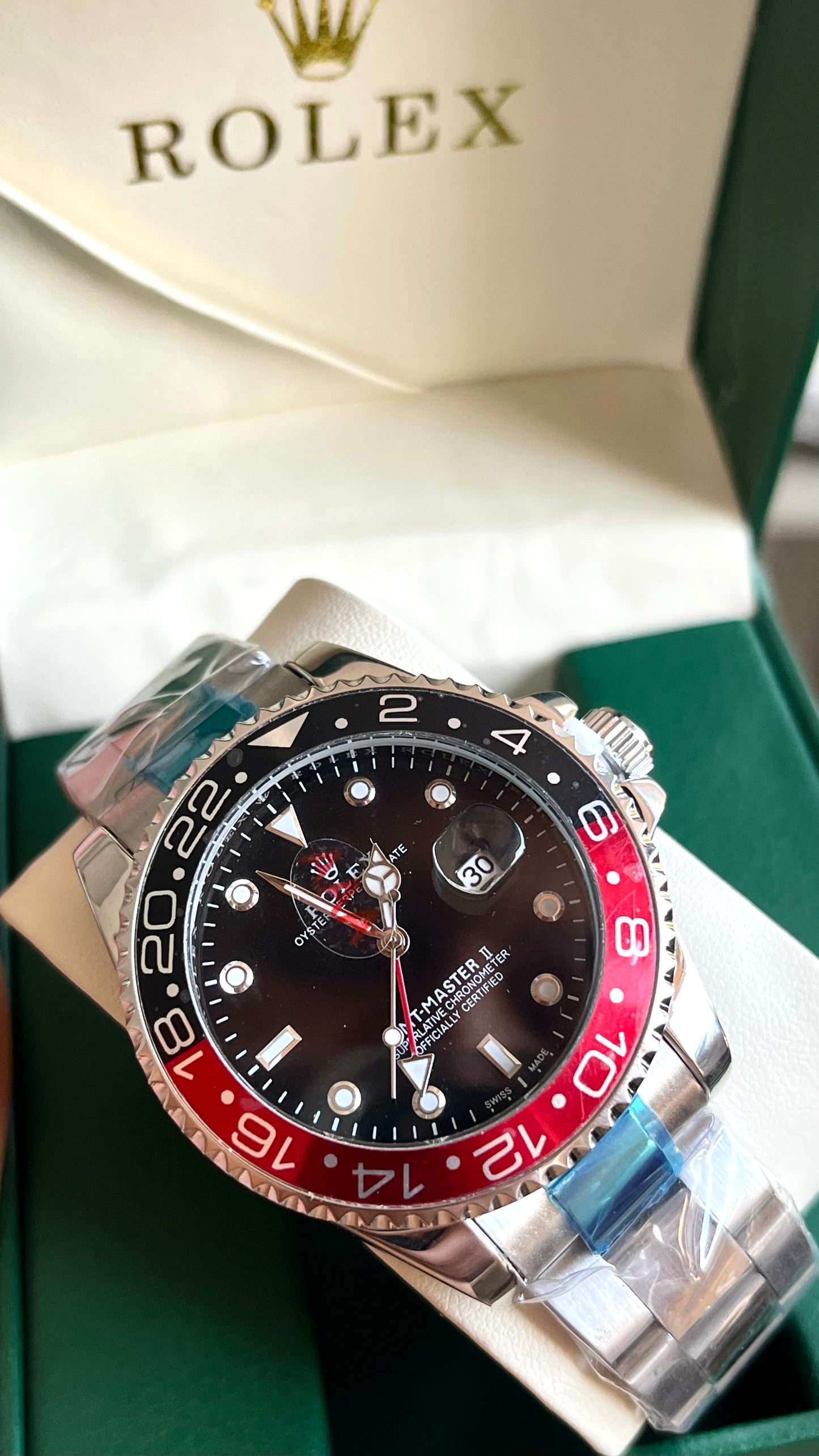 R0LEX SUBMARINE GMT-MASTER ll PARA HOMBRE REF-PNR