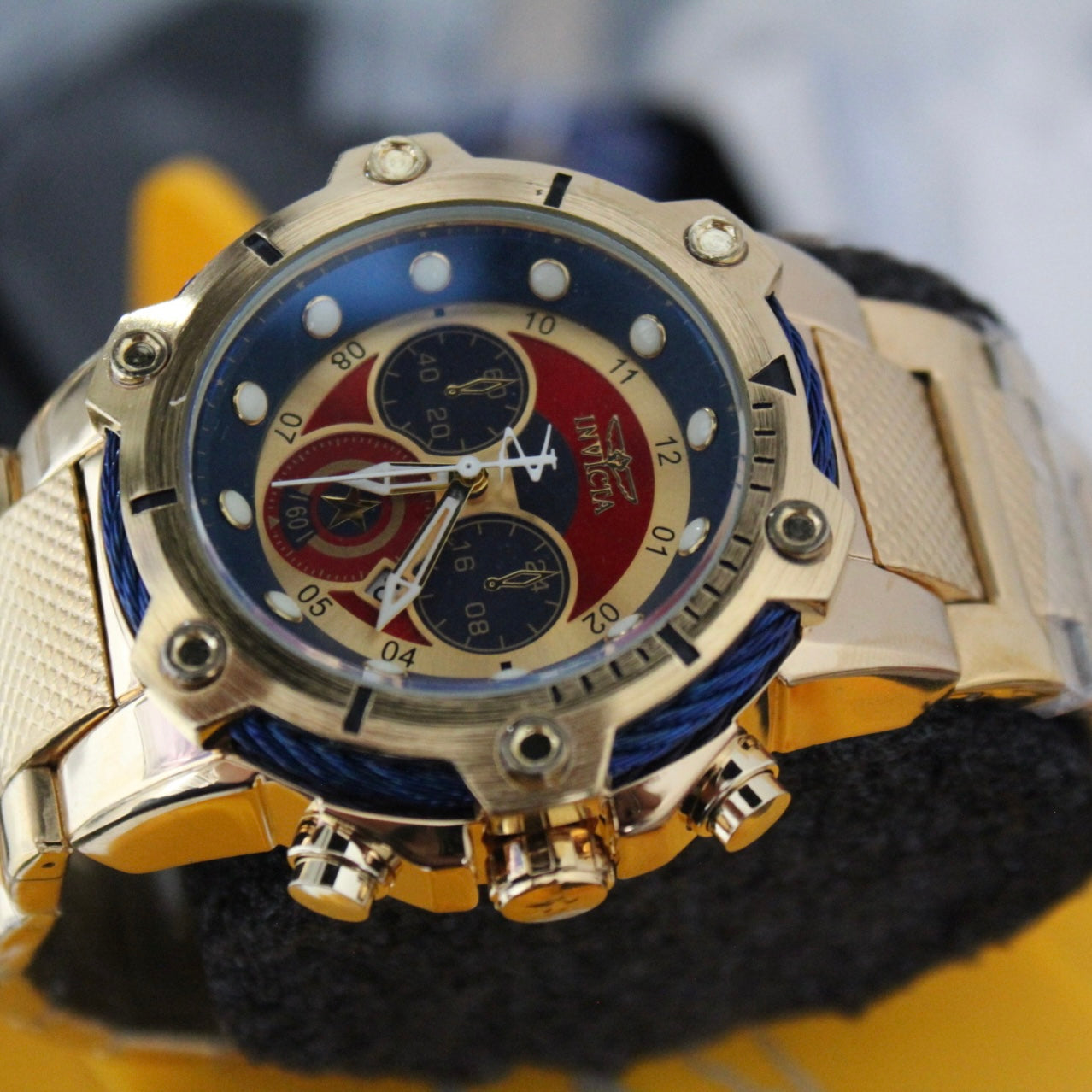 INVICTA CAPITAN AMERICA PARA HOMBRE REF 6548-DA