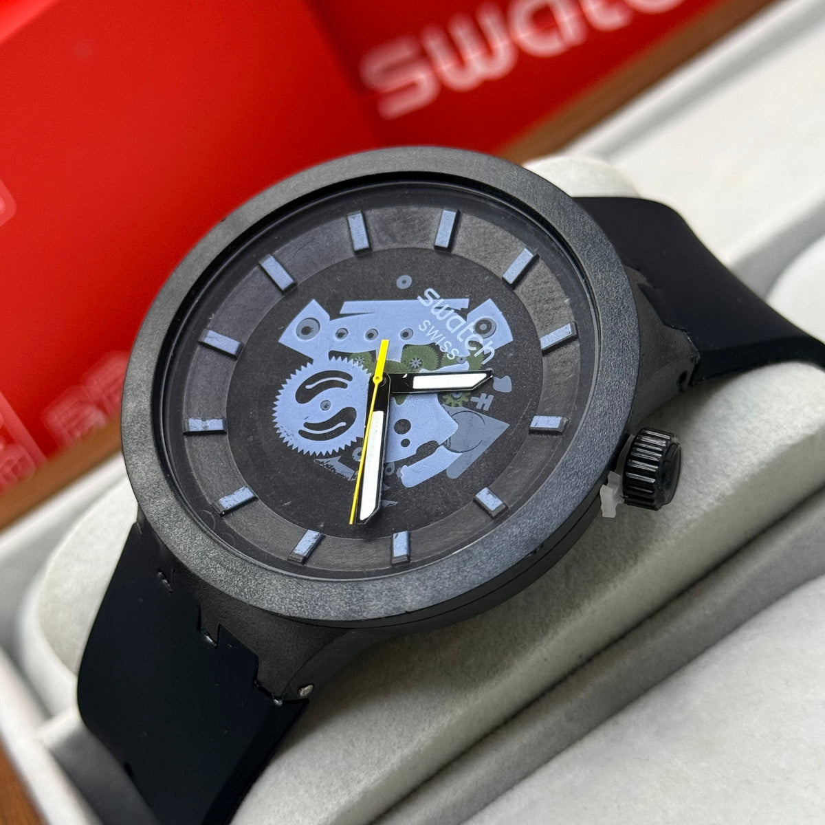 SWATCH UNISEX EDICION DEPORTIVO REF-NEGRO