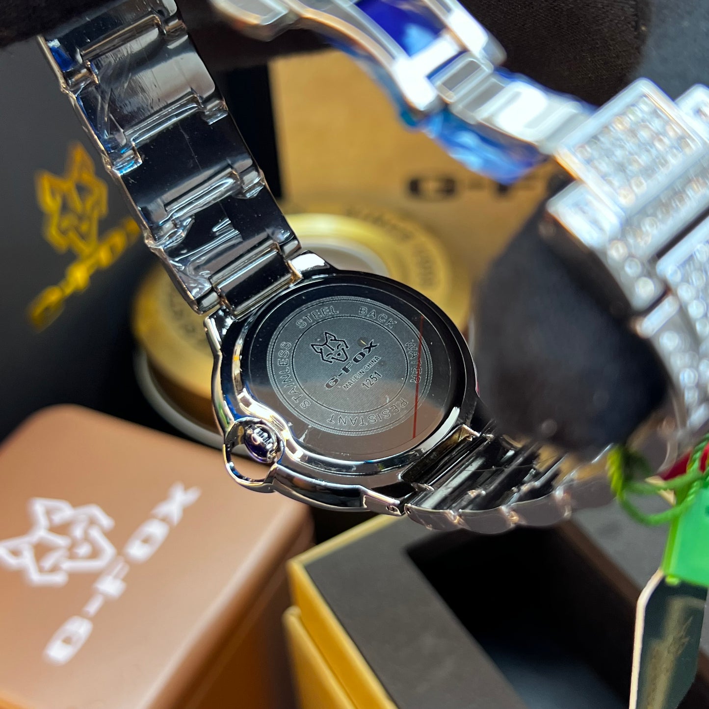 G FOX ORIGINAL x CARTIER PARA HOMBRE  SUMERGIBLE  REF-TORBILLON CUBANO-1251-P