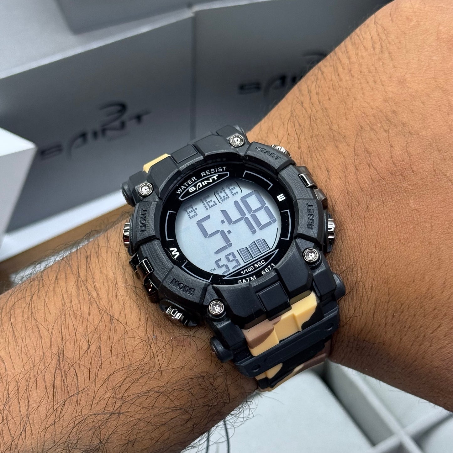 SAINT X G-SHOCK PARA SUMERGIBLE MILITAR HOMBRE REF 6871-CN