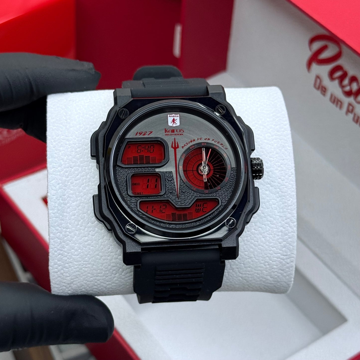 KAIROS ORIGINAL DEL AMERICA DE CALI DOBLE PULSO PARA HOMBRE REF-NN