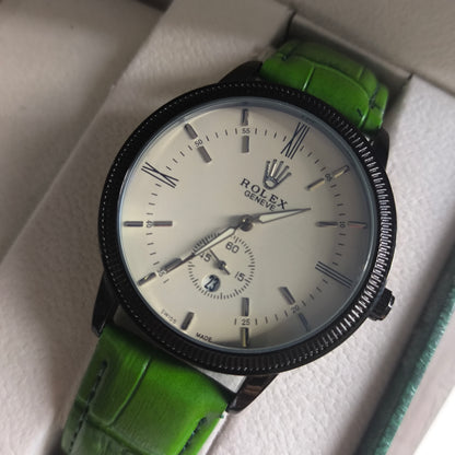 RLX OYSTER PERPETUAL CUERO PARA HOMBRE REF-NVD