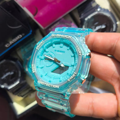 CASIO G-SHOCK PARA HOMBRE  REF GA-2100HC-AZULAGM