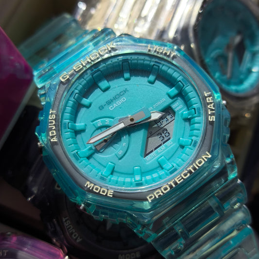 CASIO G-SHOCK PARA HOMBRE  REF GA-2100HC-AZULAGM