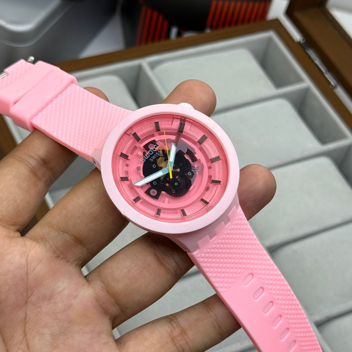 SWATCH UNISEX EDICION DEPORTIVO REF-ROSA