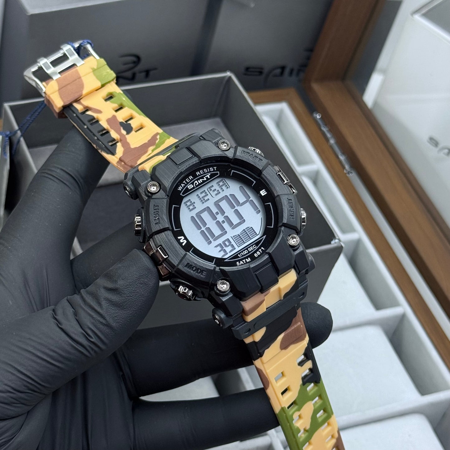 SAINT X G-SHOCK PARA SUMERGIBLE MILITAR HOMBRE REF 6871-CN