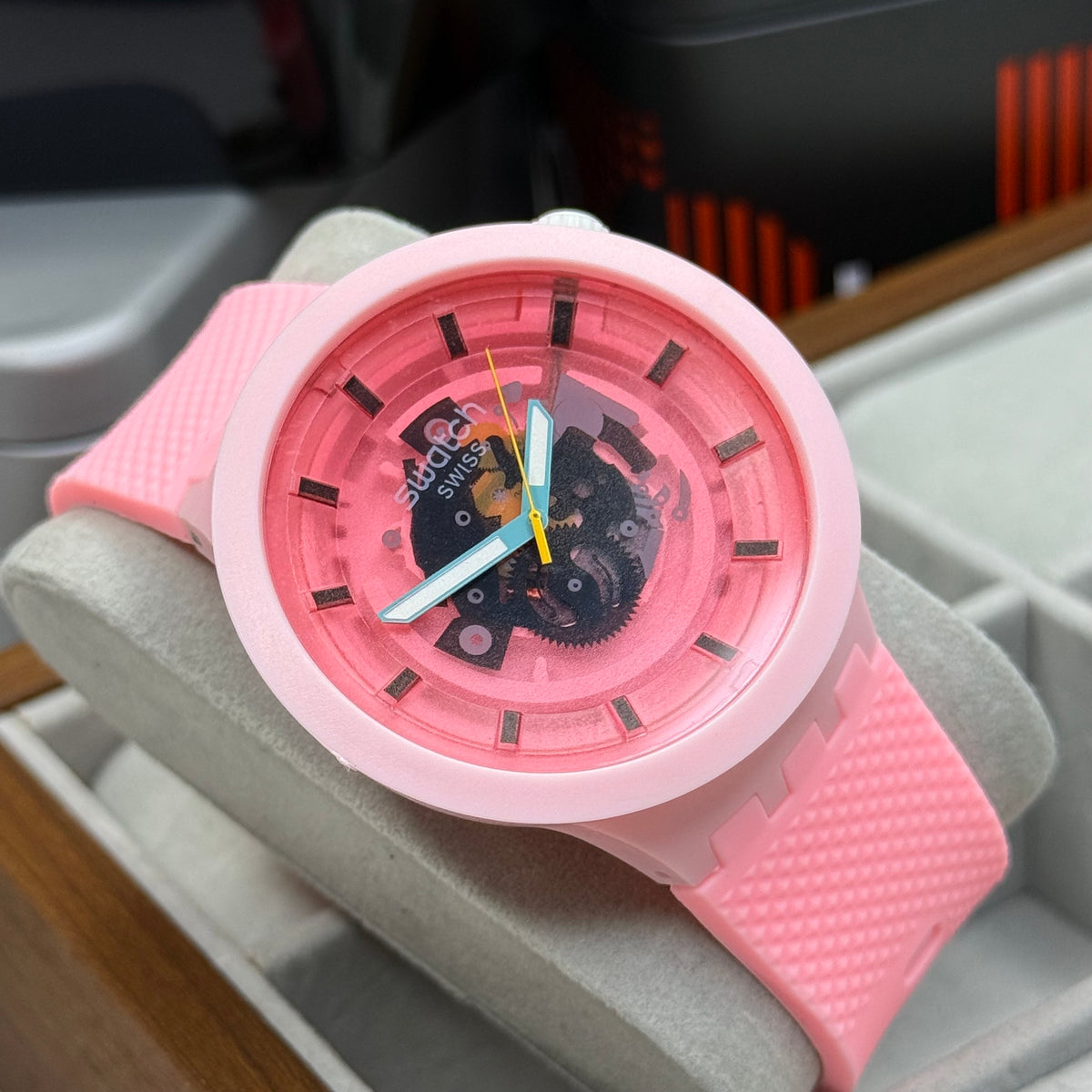 SWATCH UNISEX EDICION DEPORTIVO REF-ROSA