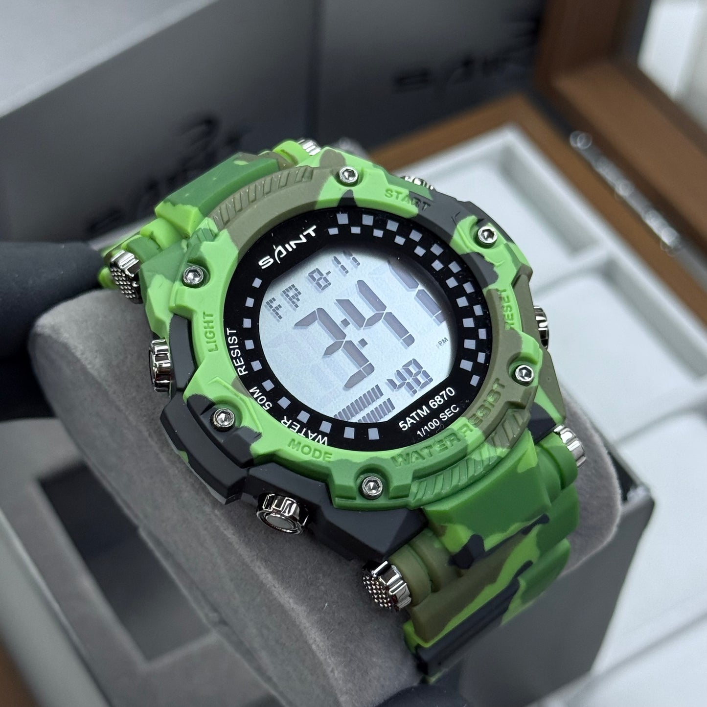 SAINT X G-SHOCK PARA SUMERGIBLE MILITAR HOMBRE REF 6870-VCN