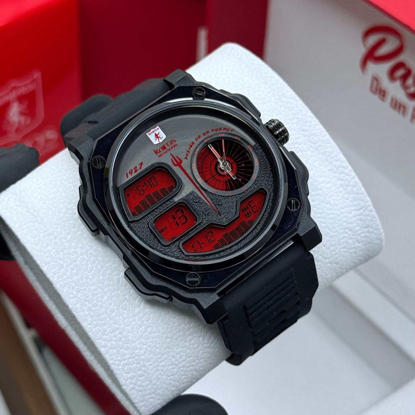 KAIROS ORIGINAL DEL AMERICA DE CALI DOBLE PULSO PARA HOMBRE REF-NN