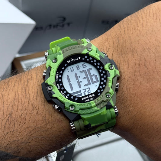 SAINT X G-SHOCK PARA SUMERGIBLE MILITAR HOMBRE REF 6870-NVC