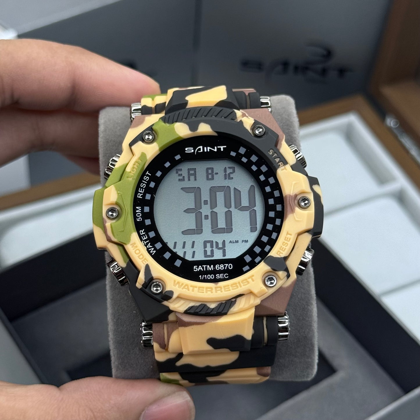 SAINT X G-SHOCK PARA SUMERGIBLE MILITAR HOMBRE REF 6870-VCN