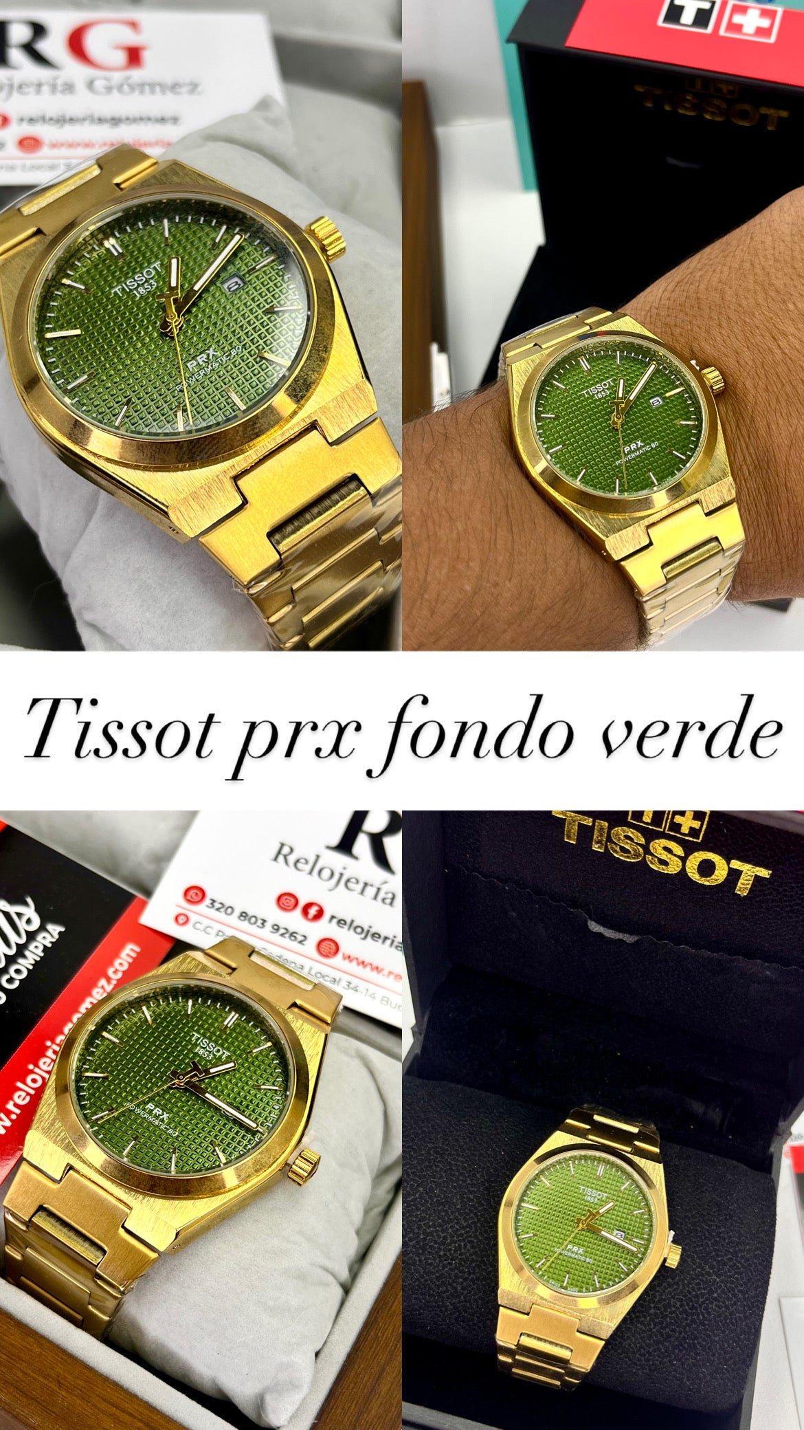 TISSOT PRX METALICO PARA HOMBRE REF-DV