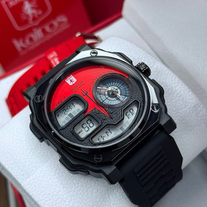 KAIROS ORIGINAL DEL AMERICA DE CALI DOBLE PULSO PARA HOMBRE REF-NR