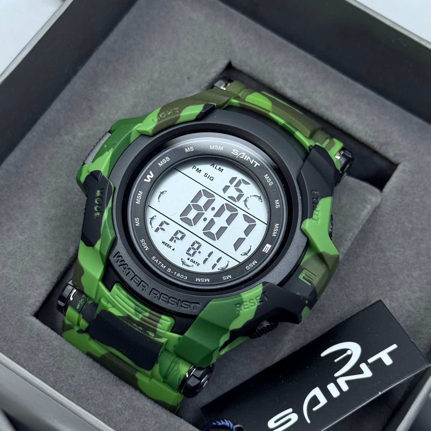 SAINT X G-SHOCK PARA SUMERGIBLE MILITAR HOMBRE REF 1803-VN