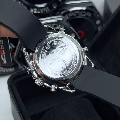 SANDA ORIGINAL DOBLE HORA PARA HOMBRE REF-5104-NPN