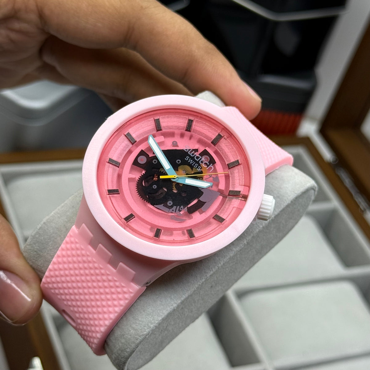 SWATCH UNISEX EDICION DEPORTIVO REF-ROSA