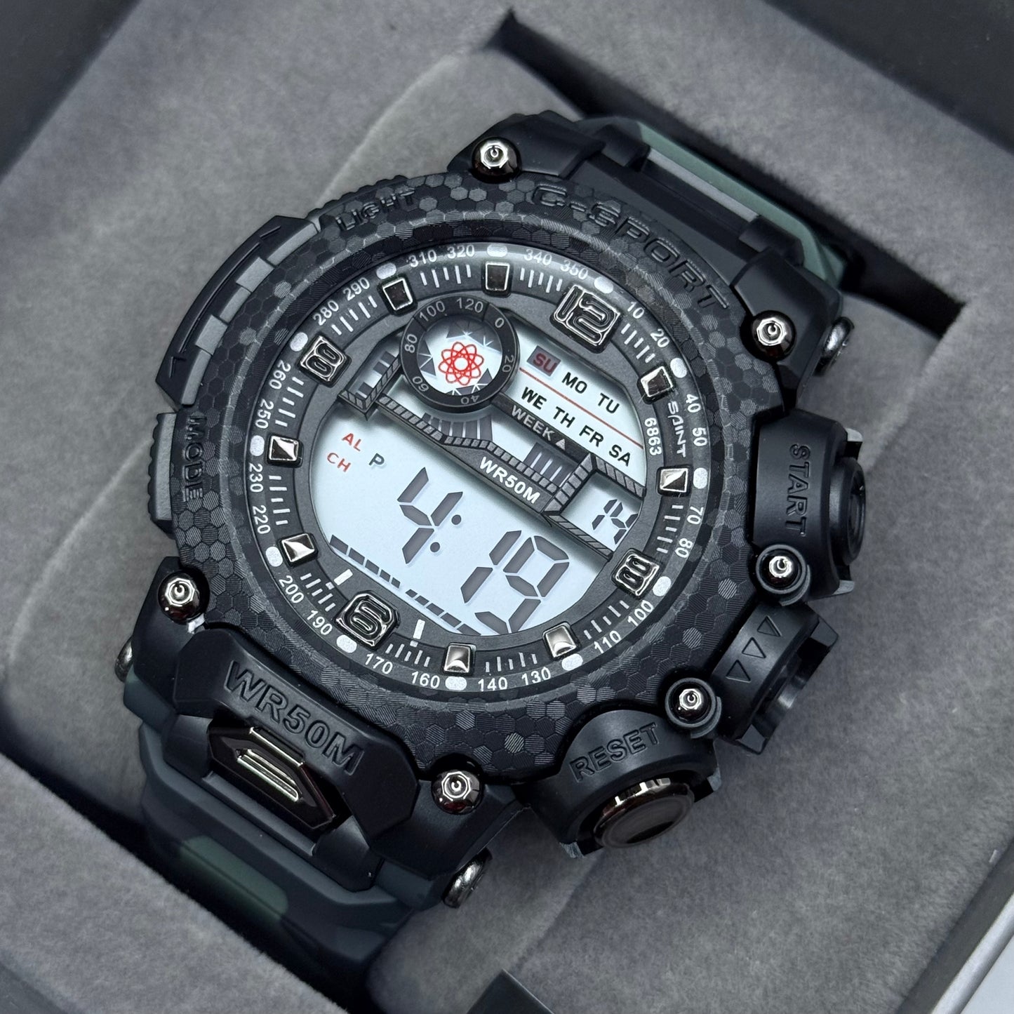 SAINT X G-SHOCK PARA SUMERGIBLE MILITAR HOMBRE REF 6836-VGN