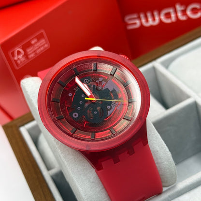 SWATCH UNISEX EDICION DEPORTIVO REF-ROJO