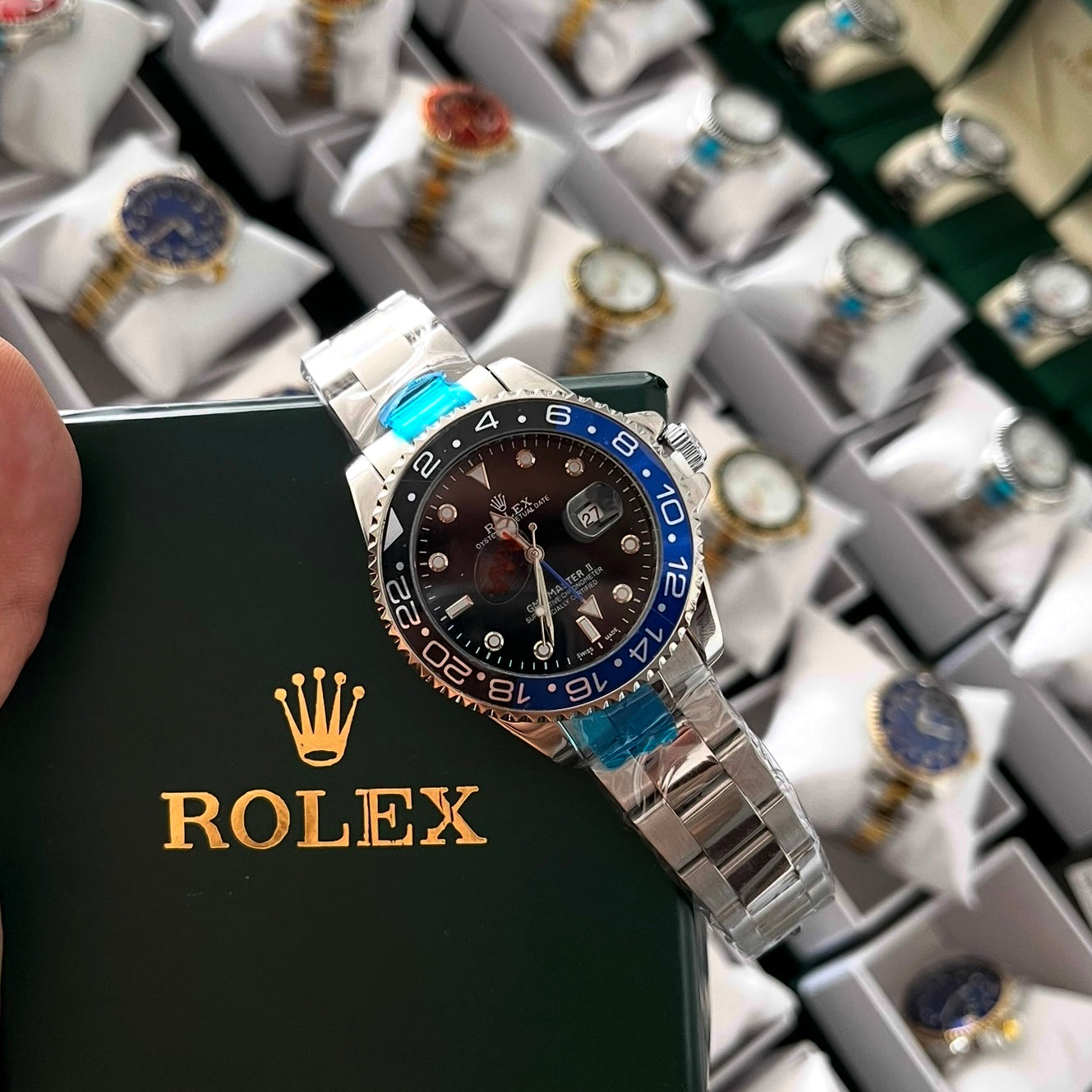 R0LEX SUBMARINE GMT-MASTER ll PARA HOMBRE REF-PAN