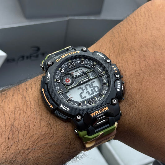 SAINT X G-SHOCK PARA SUMERGIBLE MILITAR HOMBRE REF WR50M-CVN