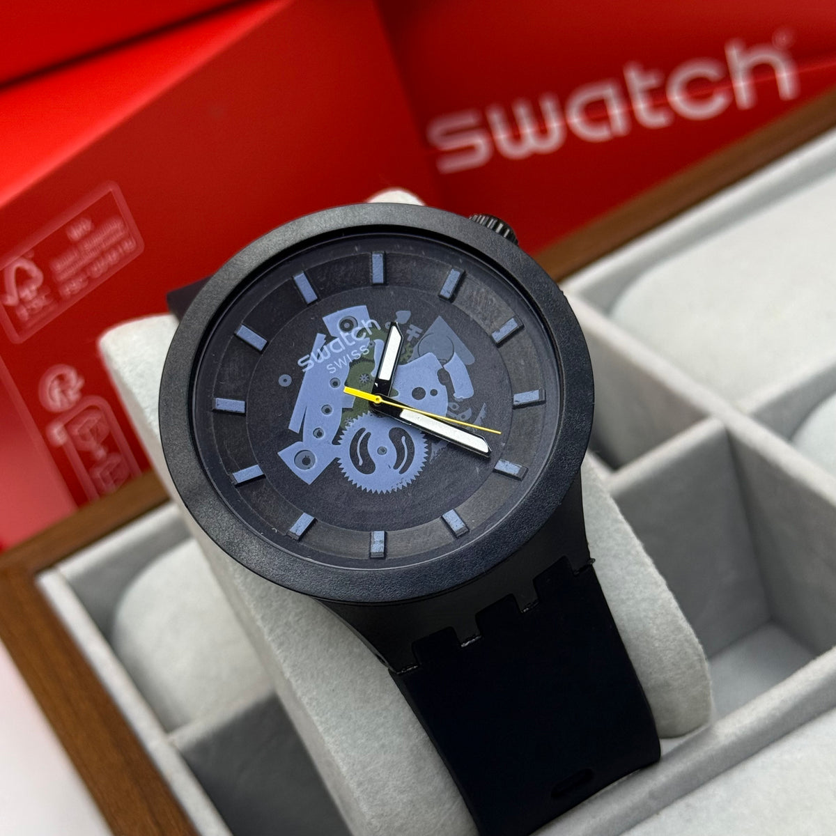 SWATCH UNISEX EDICION DEPORTIVO REF-NEGRO