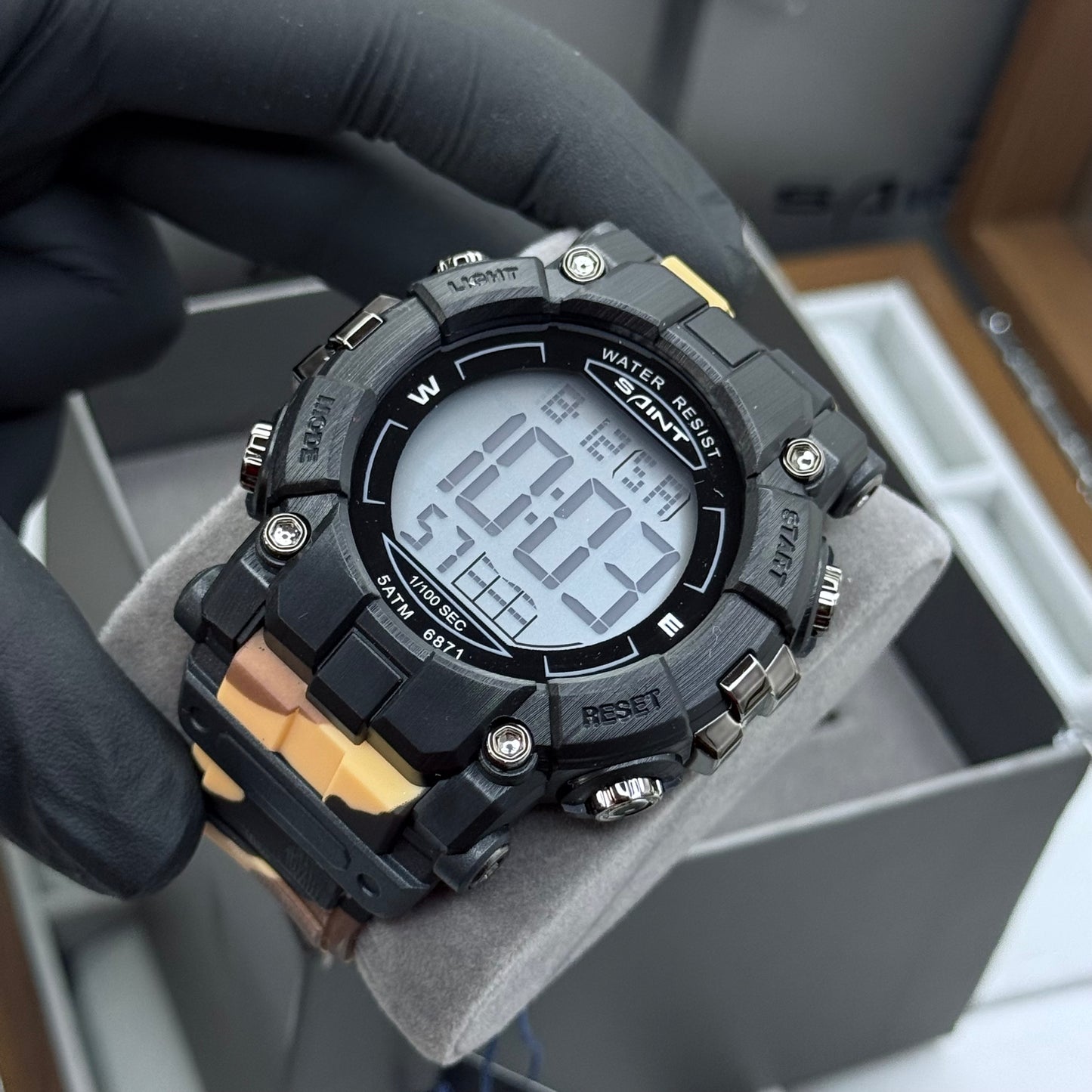 SAINT X G-SHOCK PARA SUMERGIBLE MILITAR HOMBRE REF 6871-CN