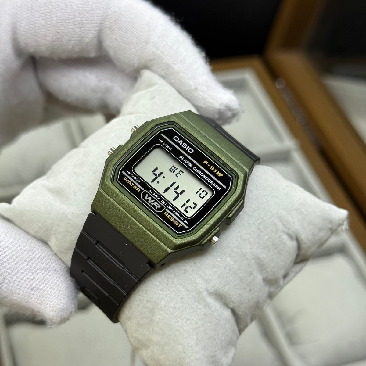 CASIO ORIGINAL PARA HOMBRE REF-F-91WM-3A