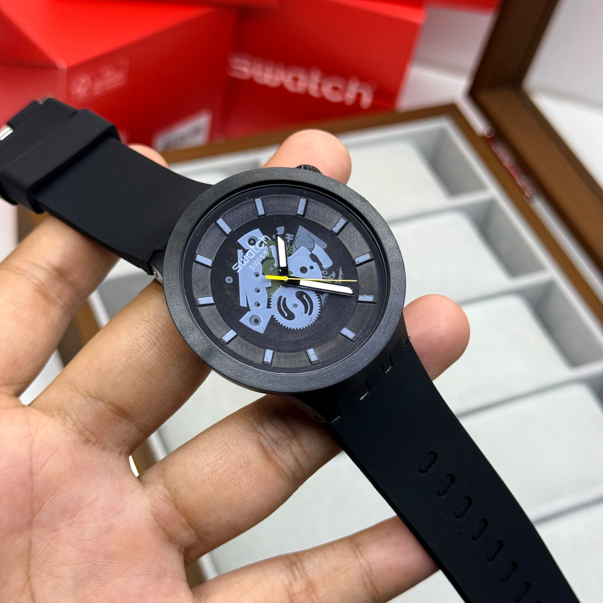 SWATCH UNISEX EDICION DEPORTIVO REF-NEGRO
