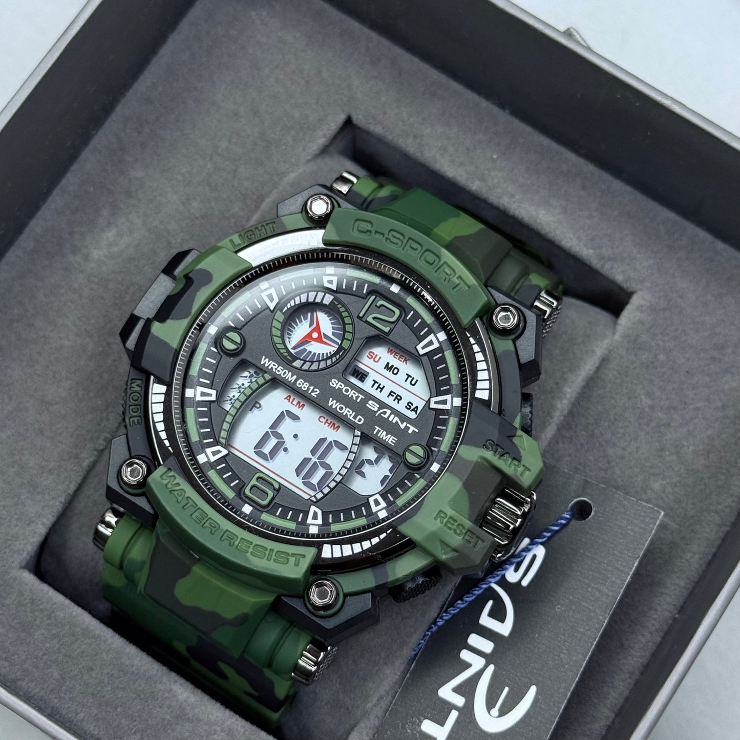 SAINT X G-SHOCK PARA SUMERGIBLE MILITAR HOMBRE REF 6812-NVG