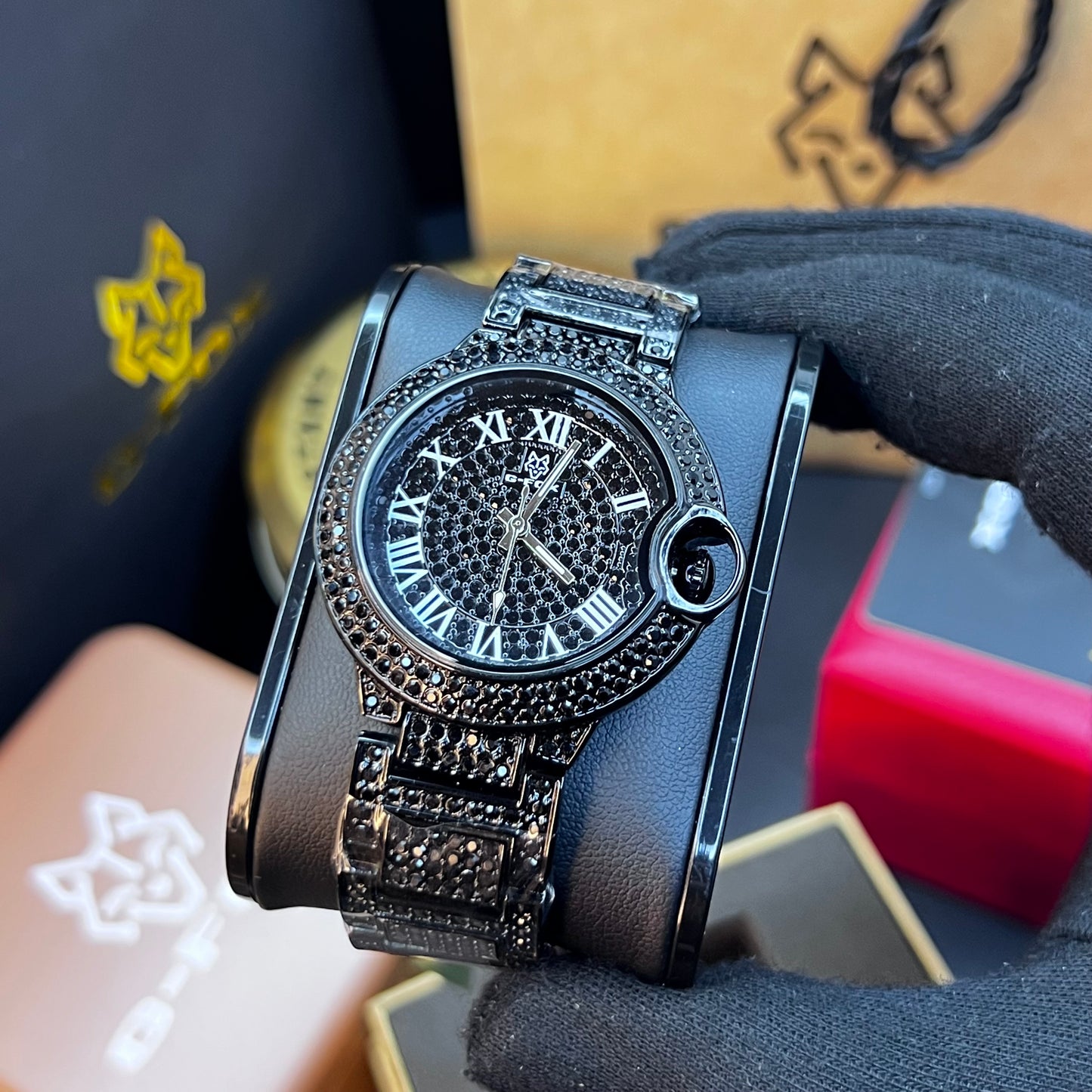 PAREJA G FOX ORIGINAL x CARTIER SUMERGIBLE  REF-TORBILLON CUBANO-1251-N