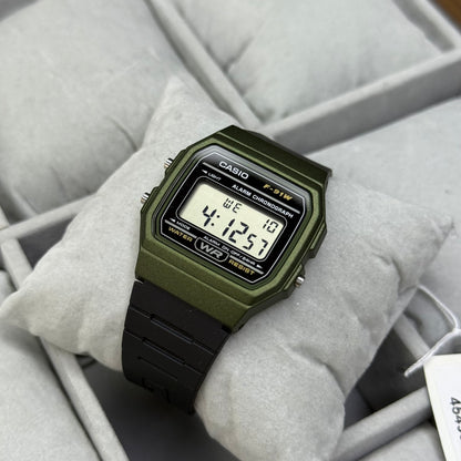 CASIO ORIGINAL PARA HOMBRE REF-F-91WM-3A