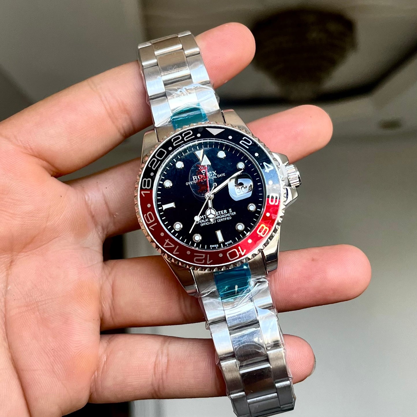 R0LEX SUBMARINE GMT-MASTER ll PARA HOMBRE REF-PNR