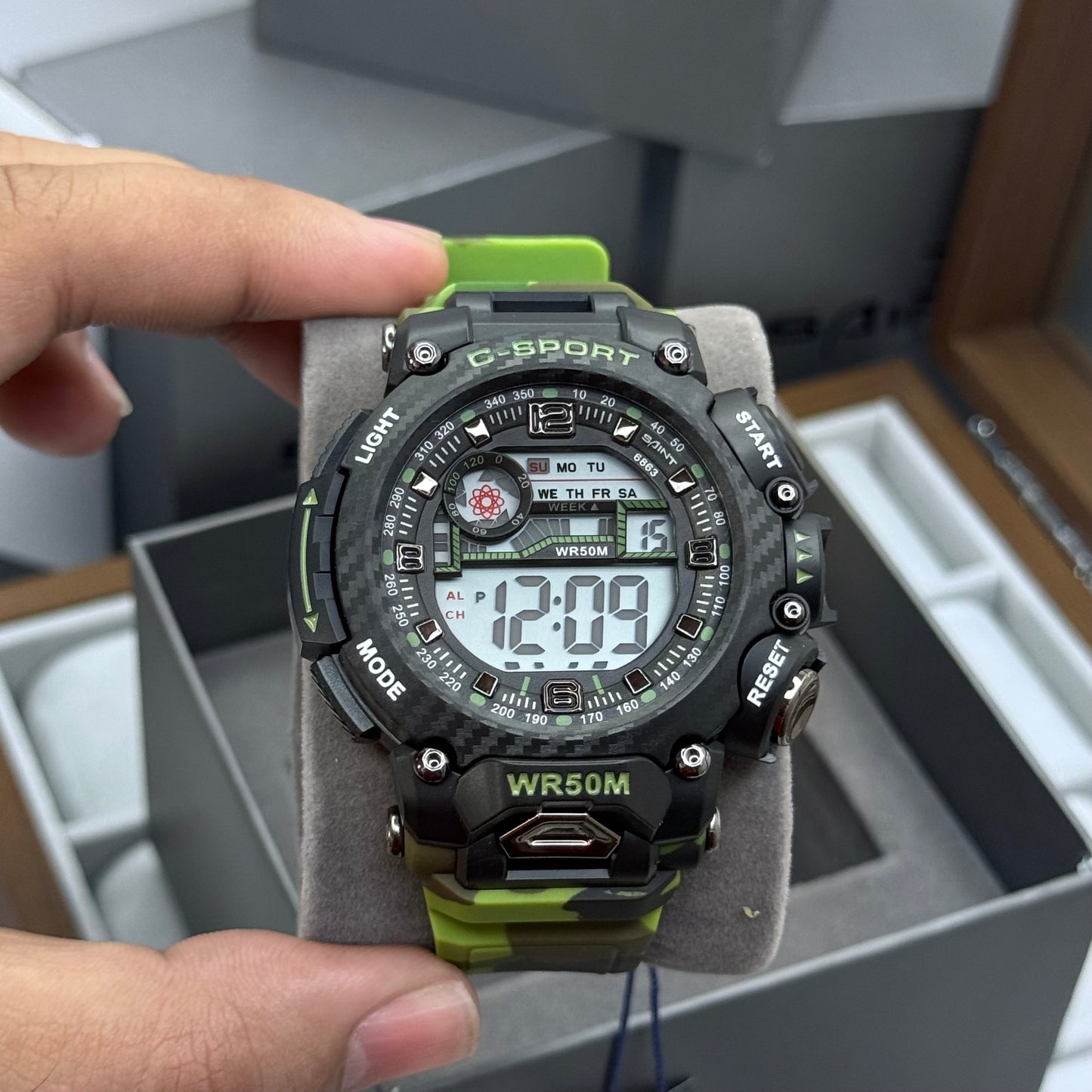SAINT X G-SHOCK PARA SUMERGIBLE MILITAR HOMBRE REF 6863-VN