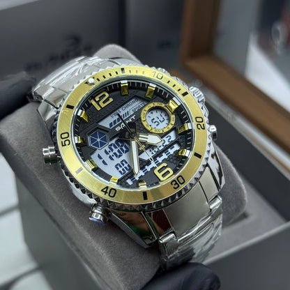 SAINT x RLX ORIGINAL DOBLE HORA PARA HOMBRE ACERO REF-6023-PD
