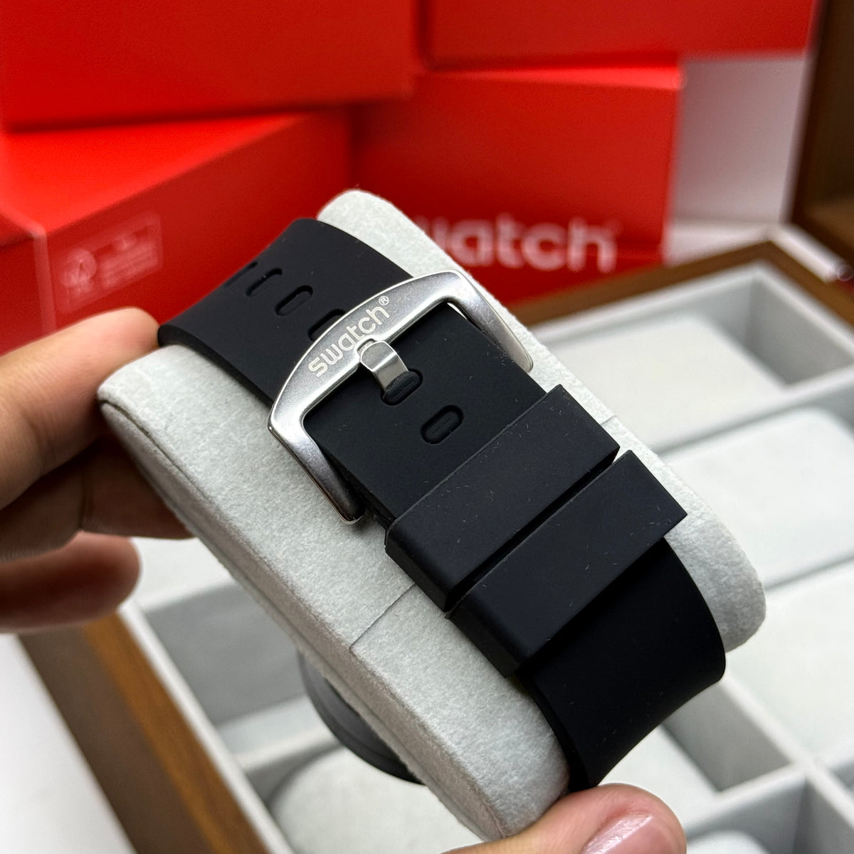 SWATCH UNISEX EDICION DEPORTIVO REF-NEGRO