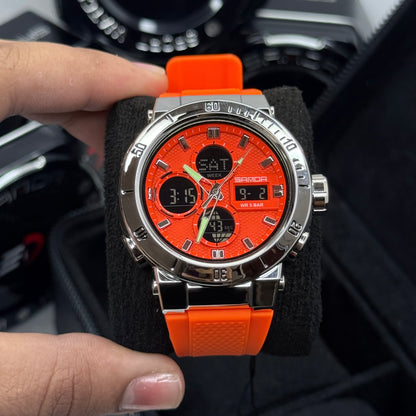 SANDA ORIGINAL DOBLE HORA PARA HOMBRE REF-6191-NPN