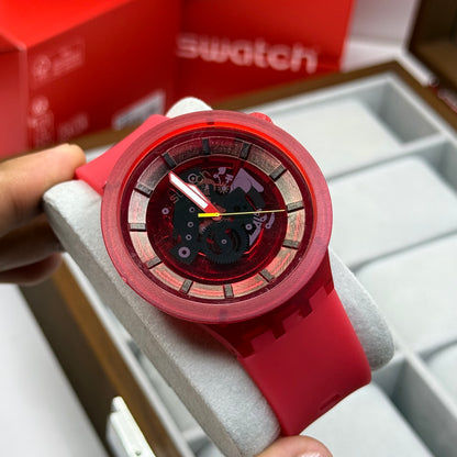 SWATCH UNISEX EDICION DEPORTIVO REF-ROJO