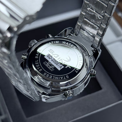 SAINT x RLX ORIGINAL DOBLE HORA PARA HOMBRE ACERO REF-6023-PD