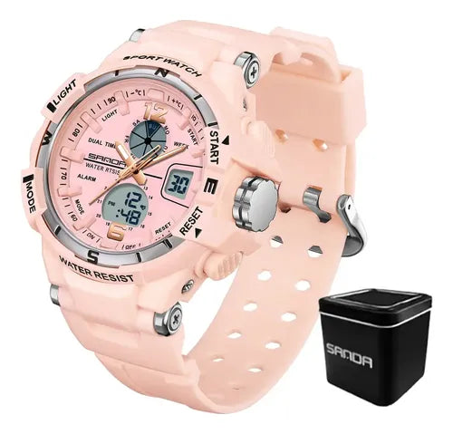 SANDA X CASIO SUBMERGIBLE PARA DAMA REF 3379-R