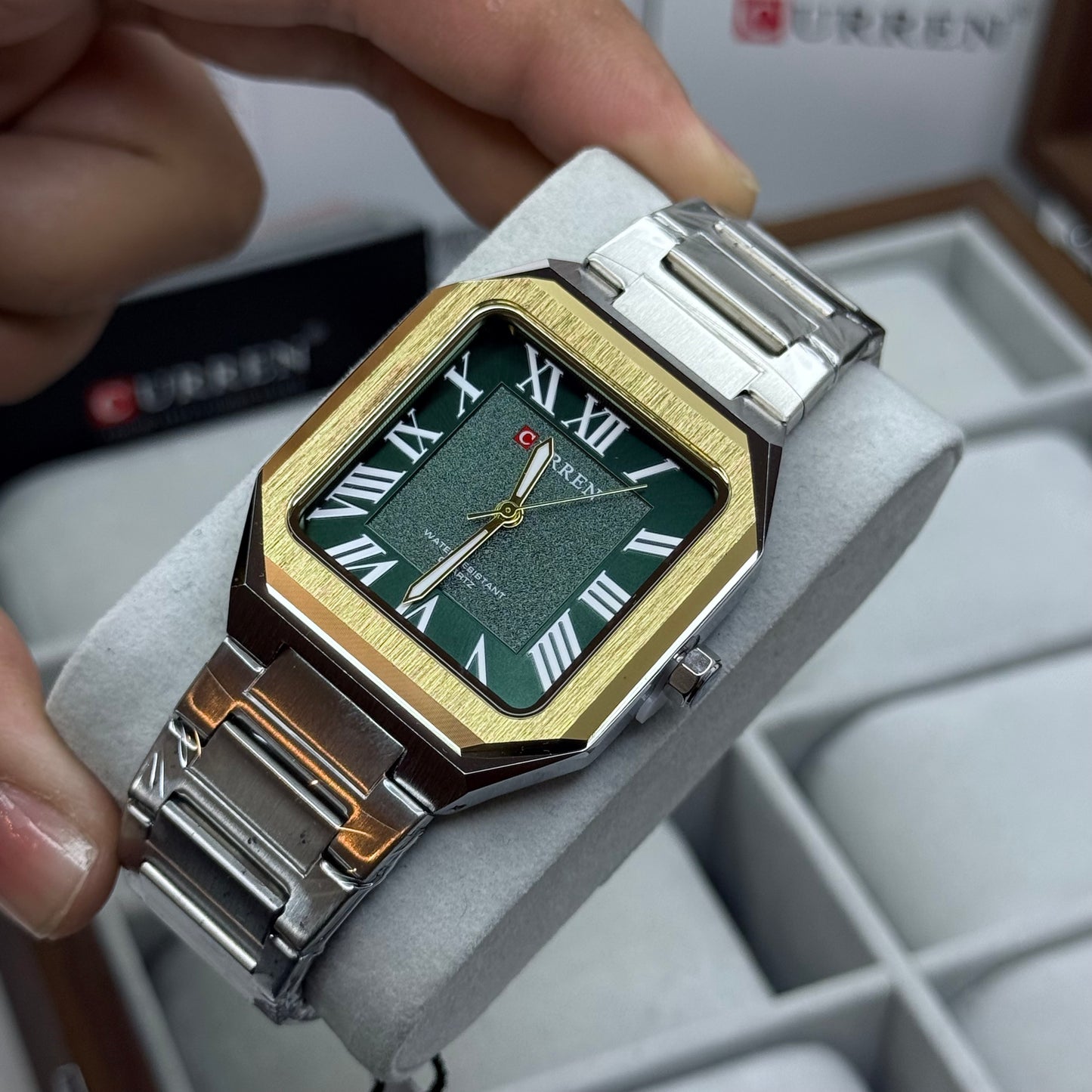 CURREN X CARTIER ORIGINAL PARA HOMBRE REF SANTOS 8482-BV