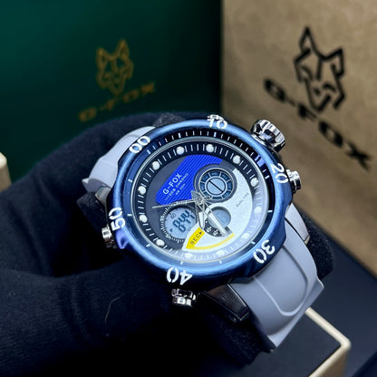 G FOX ORIGINAL DOBLE HORA POR INVICTA SUMERGIBLE PARA HOMBRE REF-1976G2-G