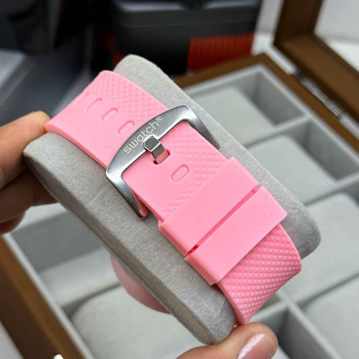 SWATCH UNISEX EDICION DEPORTIVO REF-ROSA