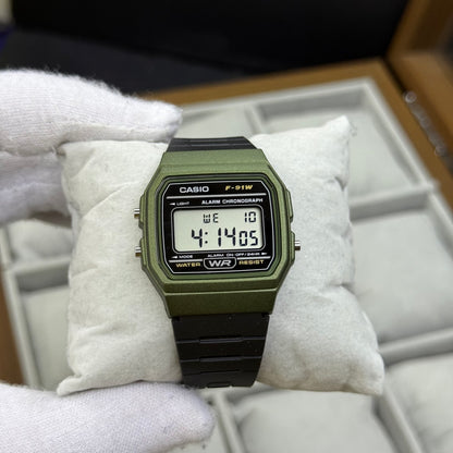 CASIO ORIGINAL PARA HOMBRE REF-F-91WM-3A