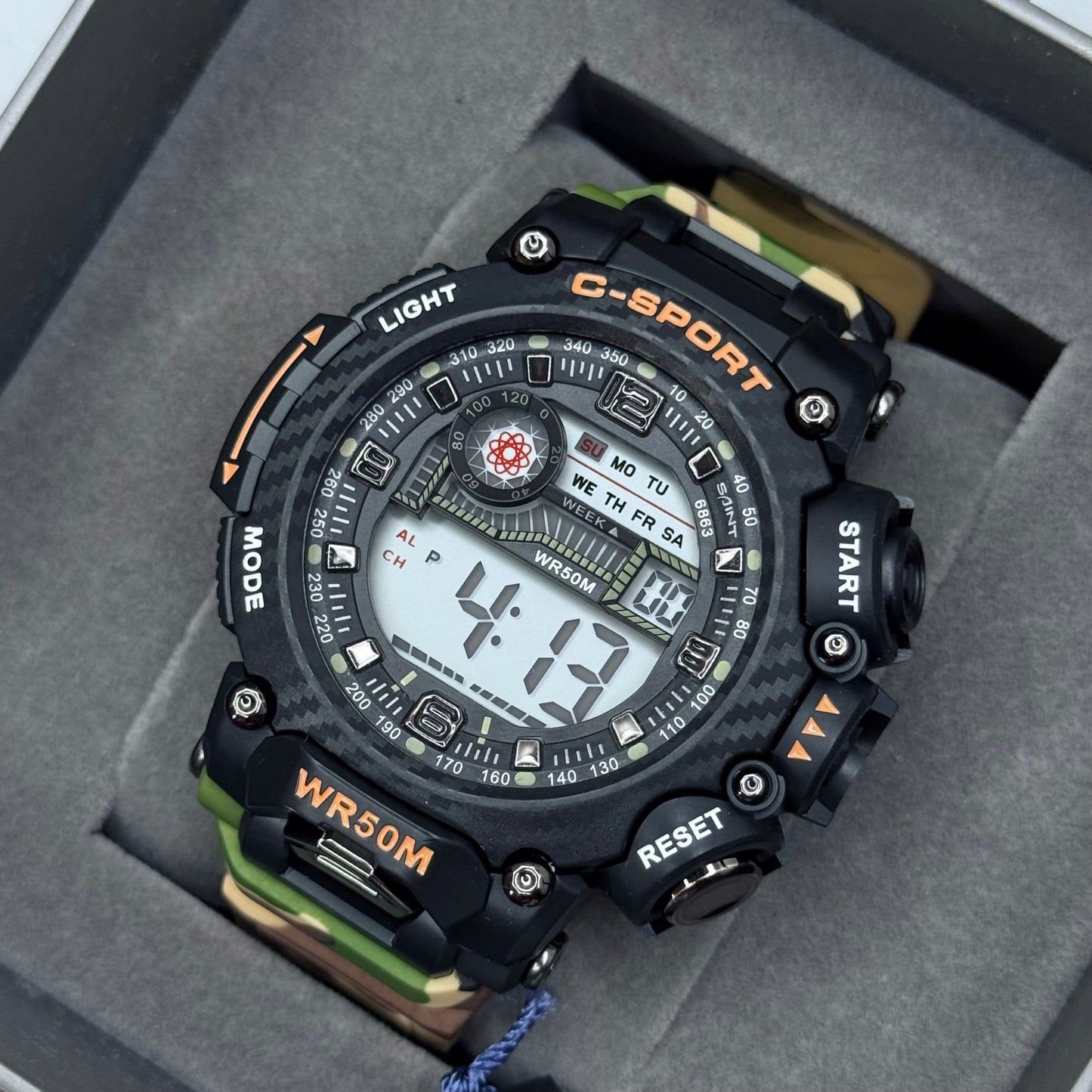 SAINT X G-SHOCK PARA SUMERGIBLE MILITAR HOMBRE REF WR50M-CVN