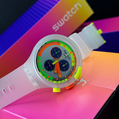 SWATCH ORIGINAL LUXURY NEON JELLY PARA HOMBRE REF SCK104